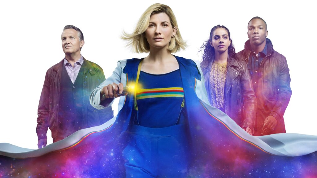 The first Tardis team of the thirteenth doctor